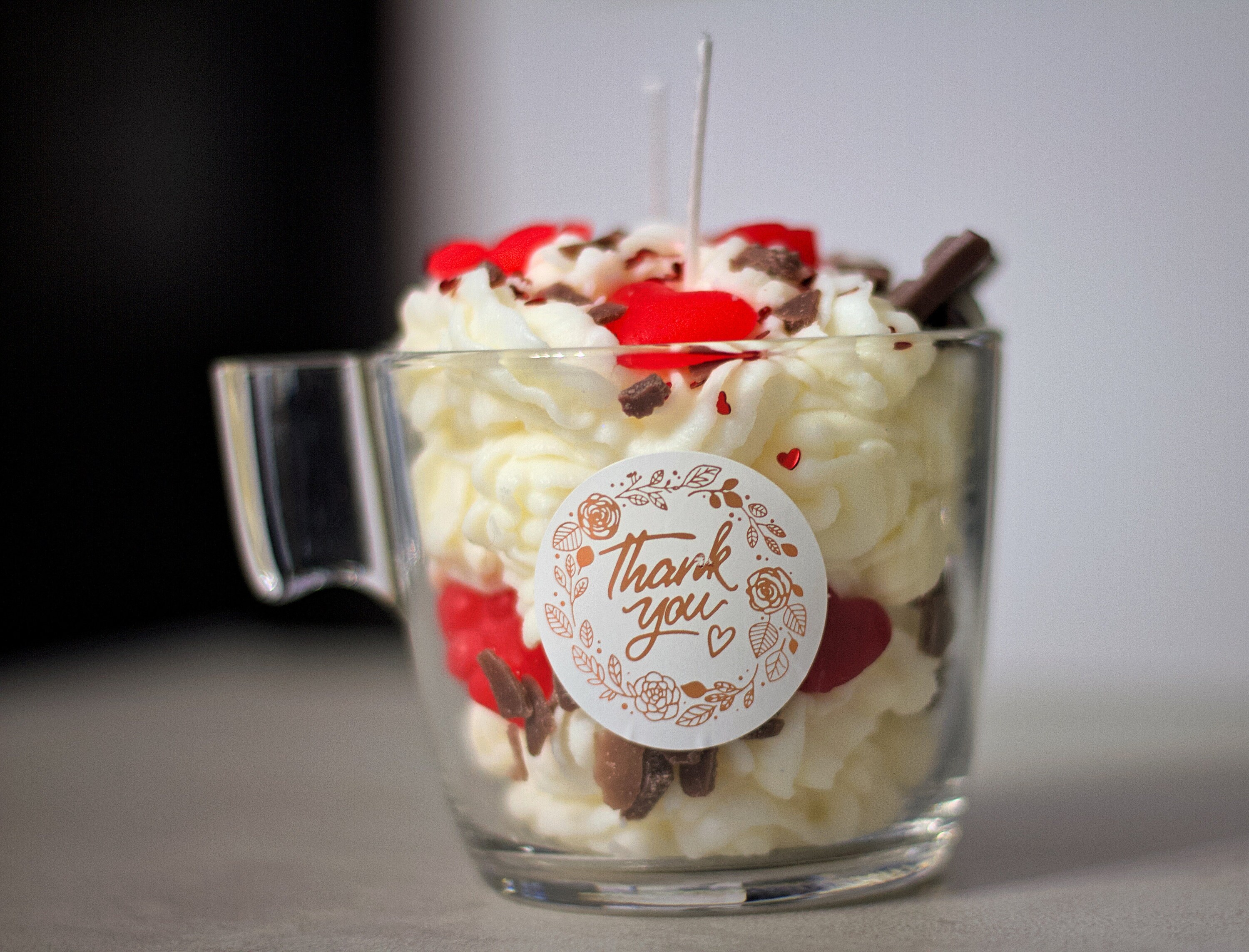 Bougie Bijou Saint Valentin en Cire de Soja