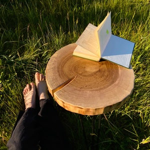 Couchtischplatte aus Holz, Esstisch, Computertisch, runder Tisch, rustikale Wohnzimmermöbel, Beistelltisch aus Wurzelholz