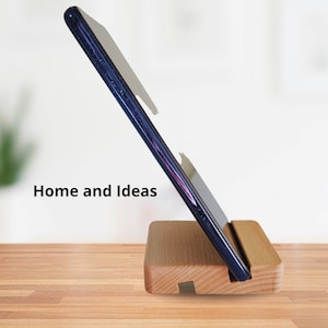 Wooden Desktop Stand for Devices - Mobiles, Tablets, PC, E-Readers - Home Accessories