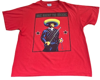 Emiliano Zapata Against the Machine？ Vintage 2000 Rage Against the Machine Band Emiliano Zapata