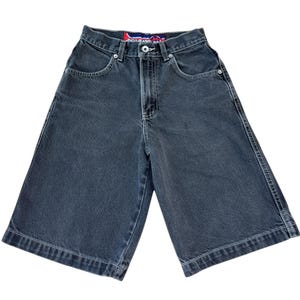 Vintage Jnco Jean Shorts: 90s Skater Dragon Design, Baggy