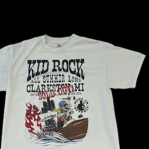 2008 Kid Rock All Summer Long Clarkston Michigan Tour T-Shirt