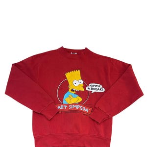 Vintage 1990 Bart Simpson “Gimme a Break” Sweatshirt