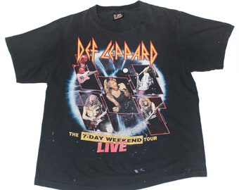 Def Leppard EUPHORIA 1999 Tシャツ Lサイズ DL-9902 DEF LEPPARD Euphoria Tour 1999 Concert Shirt