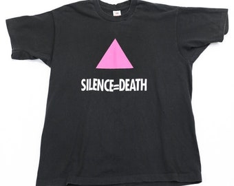 1980s Silence = Death T-shirt