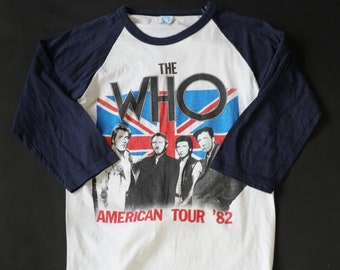 オリジナル THE WHO 1982 ツアー ヴィンテージ T シャツ - Etsy 日本