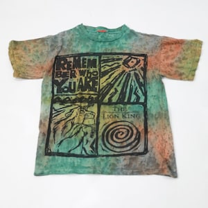 RARE Vintage The Lion King All Over Print T-Shrt