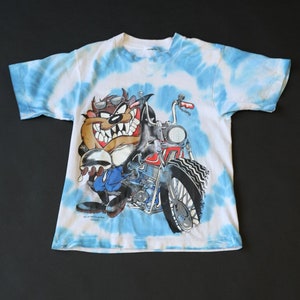 1995 Youth Tasmanian Devil Motercycle T-Shirt