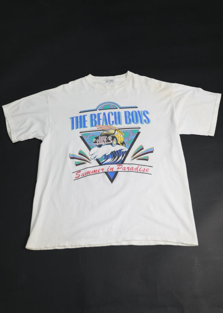 Amazon.com: Beach Boys Men's 1983 Tour Slim Fit T-Shirt X