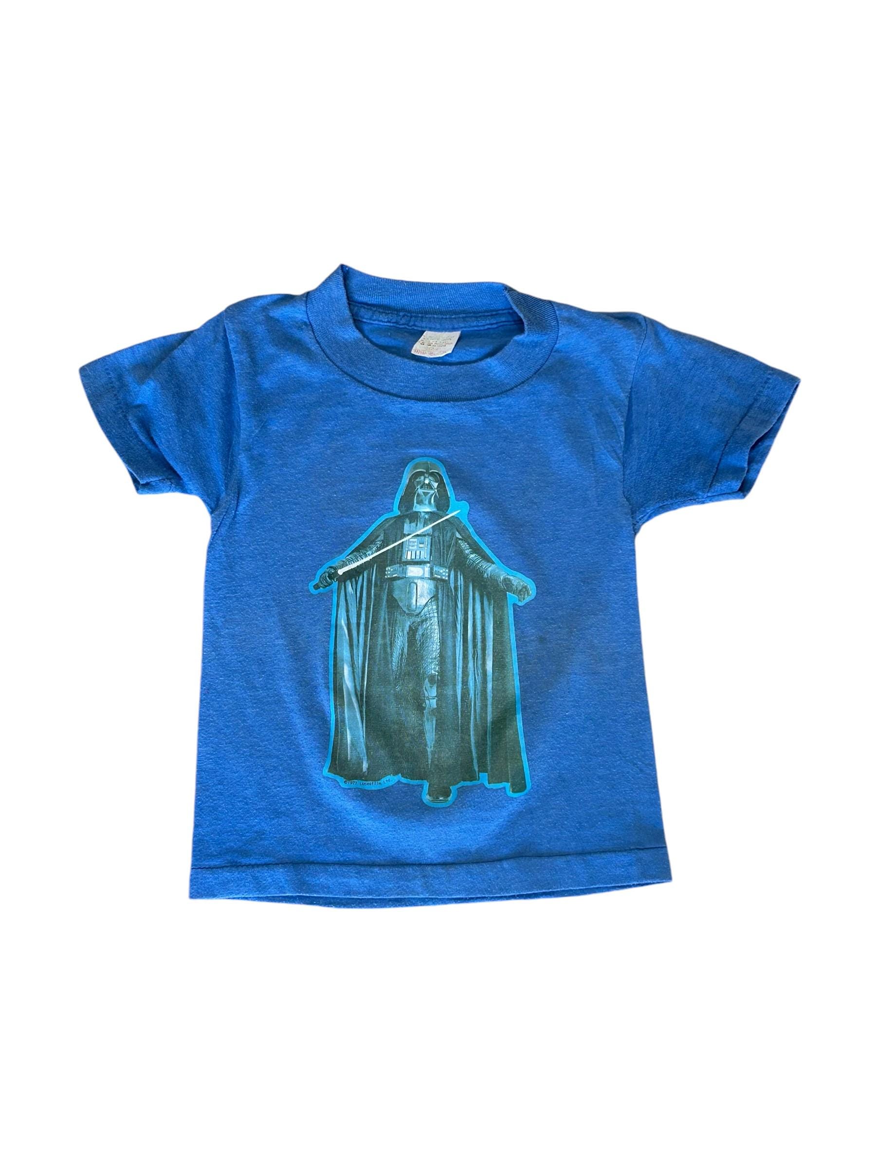 Vintage 1977 Darth Vader Kids T-shirt - Etsy