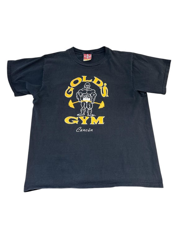 Vintage 90s Gold's Gym Cancun T-shirt - Etsy Finland