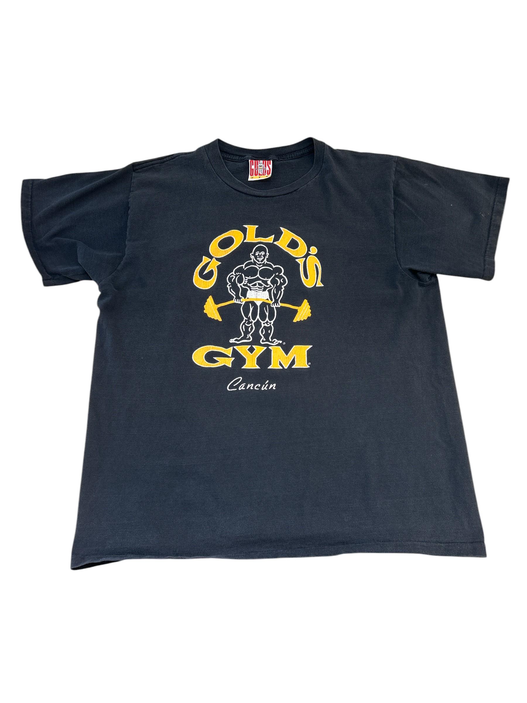 Vintage 90s Gold's Gym Cancun T-shirt - Etsy Finland
