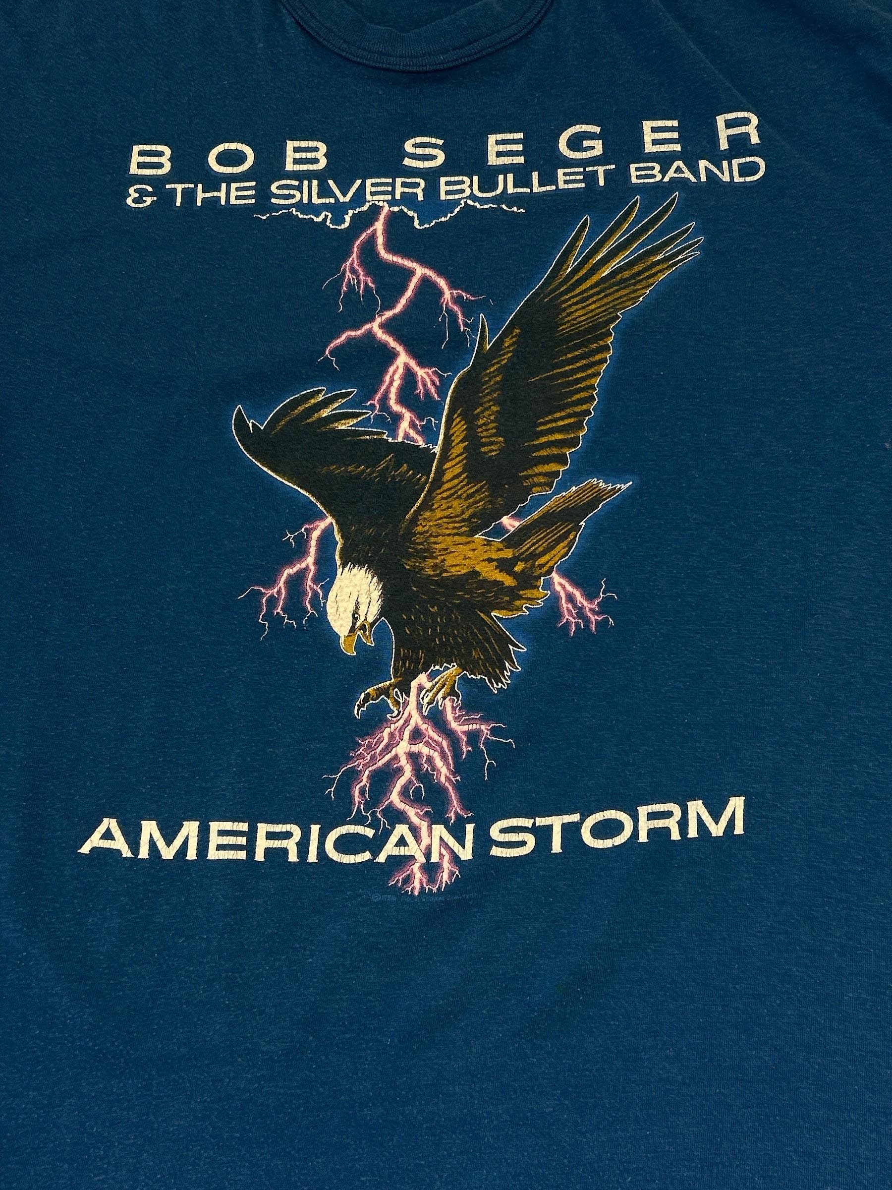 Vintage 86-87 Bob Seger American Storm Tour T-shirt - Etsy