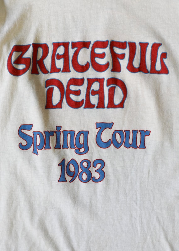 Rare 1983 Spring Tour Grateful Dead T-shirt - Etsy