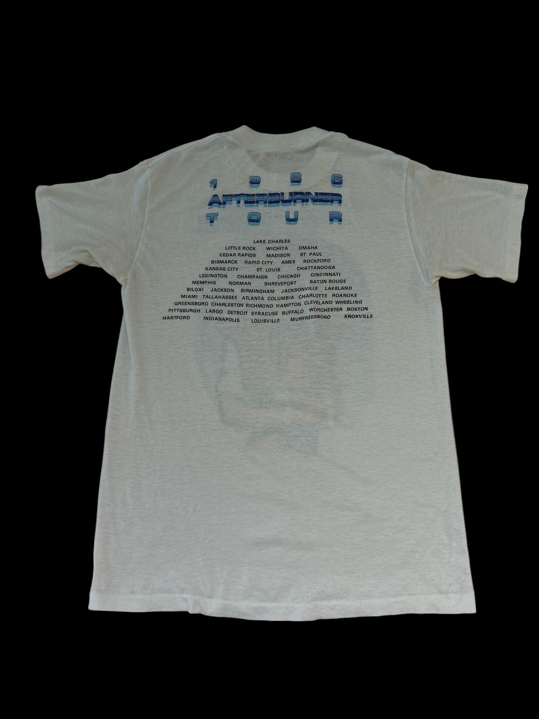 Vintage 1986 ZZ Top Afterburner Tour T-shirt - Etsy