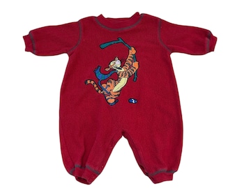 Vintage 90s Winnie The Pooh Tigger Baby Onesie