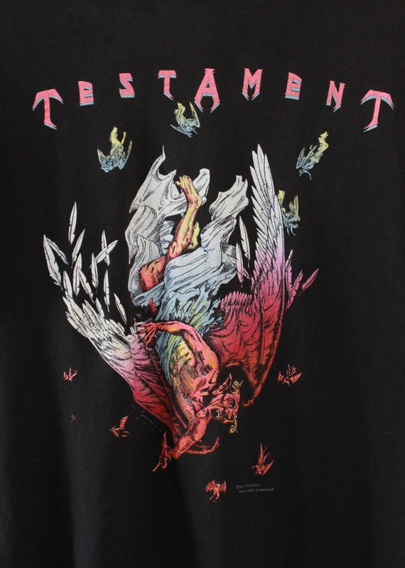 TESTAMENT 1989年ツアーTシャツ TESTAMENT 1989年ツアーTシャツ