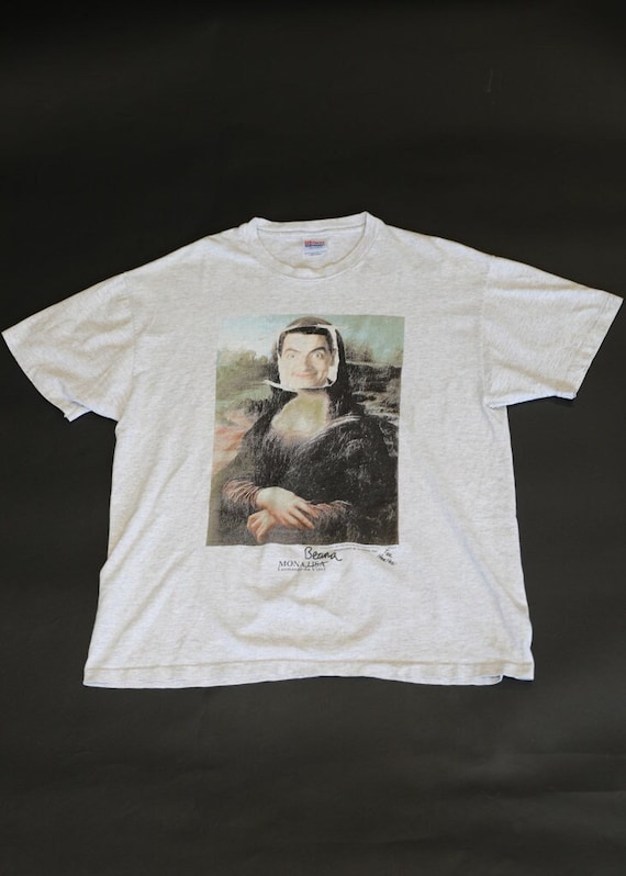 1996 Mr. Bean Mona Lisa T-shirt - Etsy