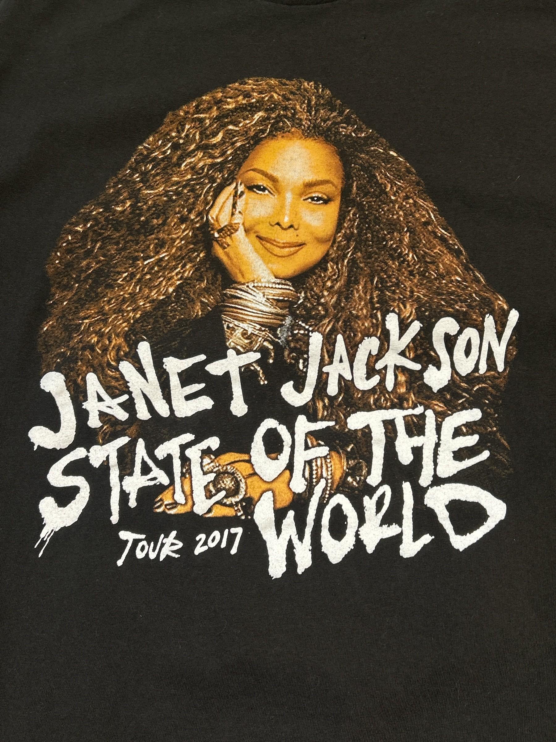 2017 Janet Jackson State of the World Tour T-shirt - Etsy Canada
