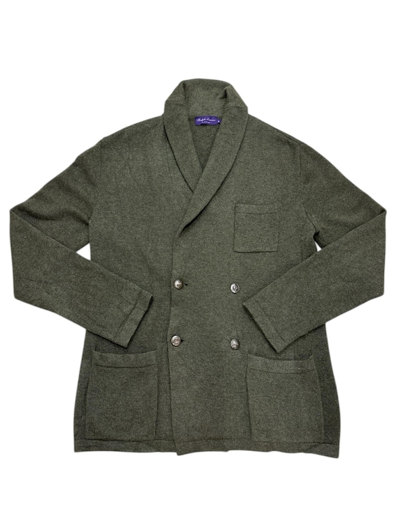 Ralph Lauren Purple Label, Vintage Ralph Lauren Purple Label Cashmere Cardigan M