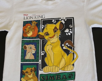 ヴィンテージ ライオンキング シンバ Tシャツ - Etsy 日本