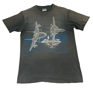 Vintage 1986 BlackBird & F-14 Tomcat Fighter Jet T-Shirt
