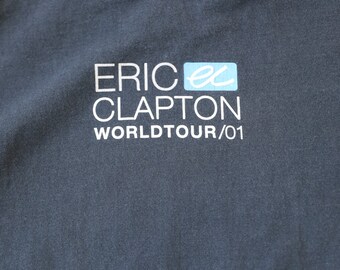 エリック・クラプトン 2001 ワールドツアー Tシャツ - Etsy 日本