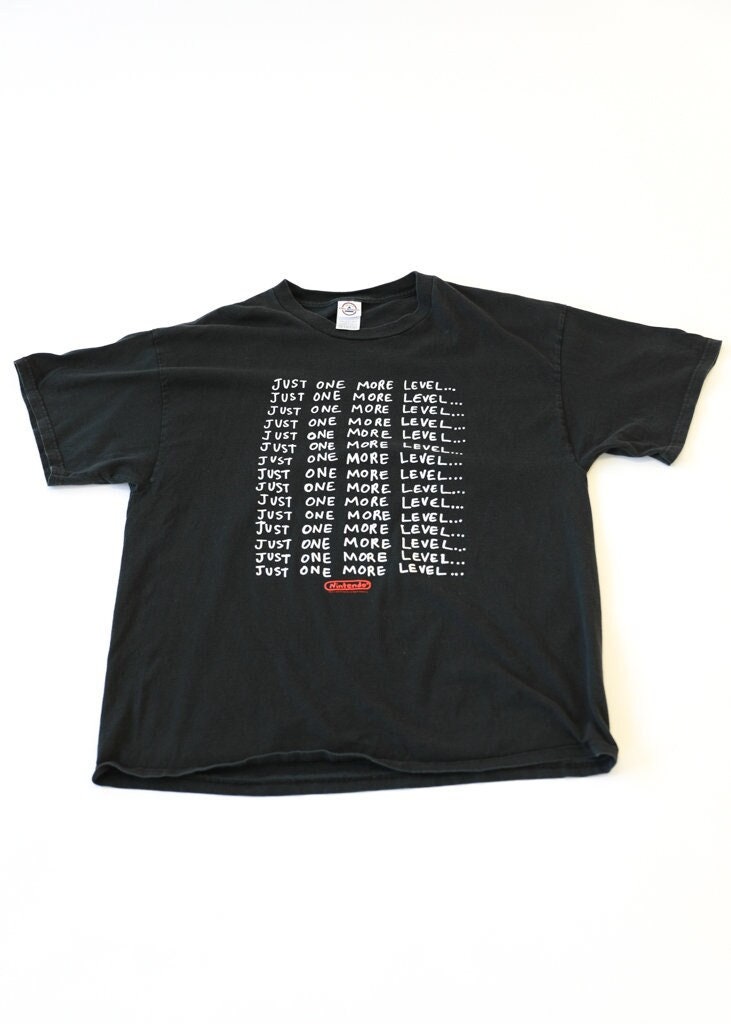 Just One More Level Nintendo T-shirt - Etsy