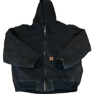 Carhartt Active Jacke Schwarz mit gestepptem Futter