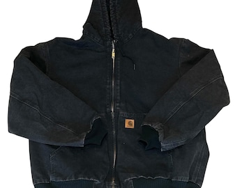 ジャケット・アウター Carhartt 90s Faded Black Active Jacket Faded Black Carhartt Active Jacket - XL – VTG By Mike