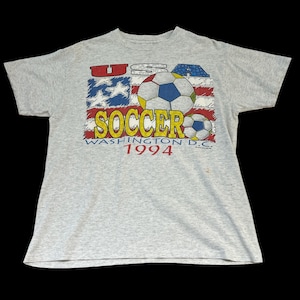 Vintage 1994 World Cup Washington D.C USA Soccer T-Shirt