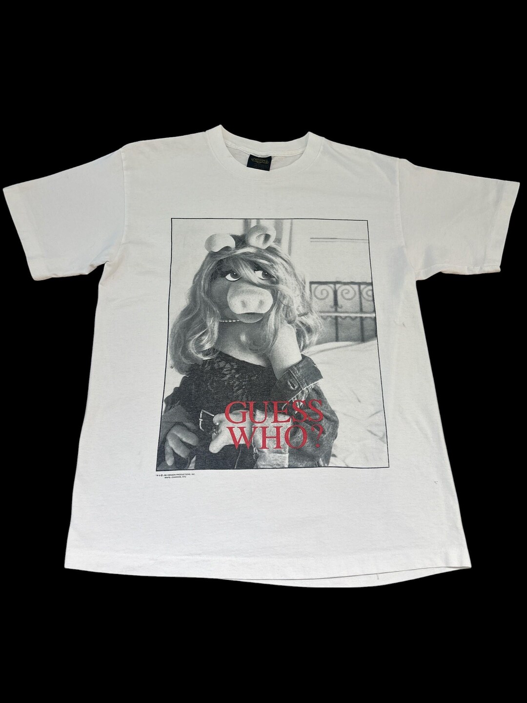 Vintage 90s Miss Piggy Guess Who T-shirt - Etsy