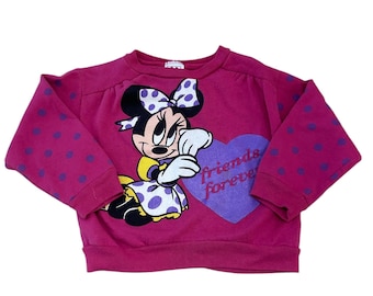 Sudadera vintage de Minnie Mouse para niños