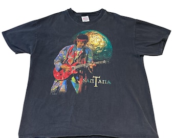 Vintage 1998 Carlos Santana Tour T-shirt - Etsy