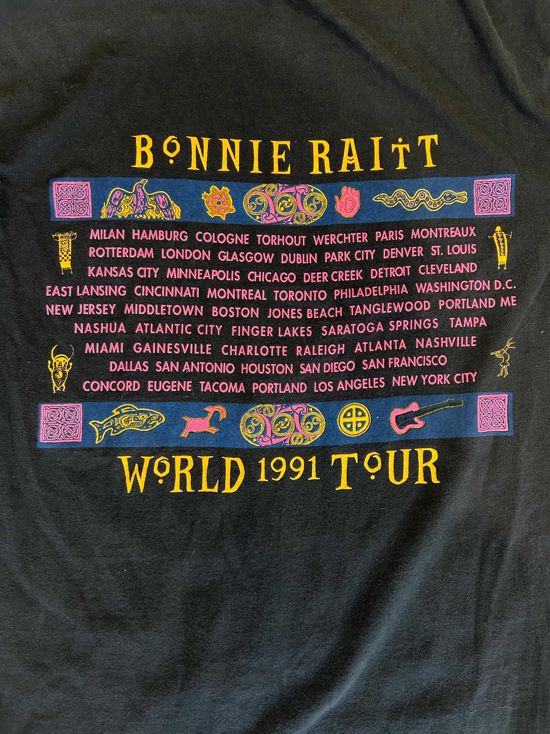 Vintage Bonnie Raitt Luck of the Draw 1991 Tour Tee - Etsy