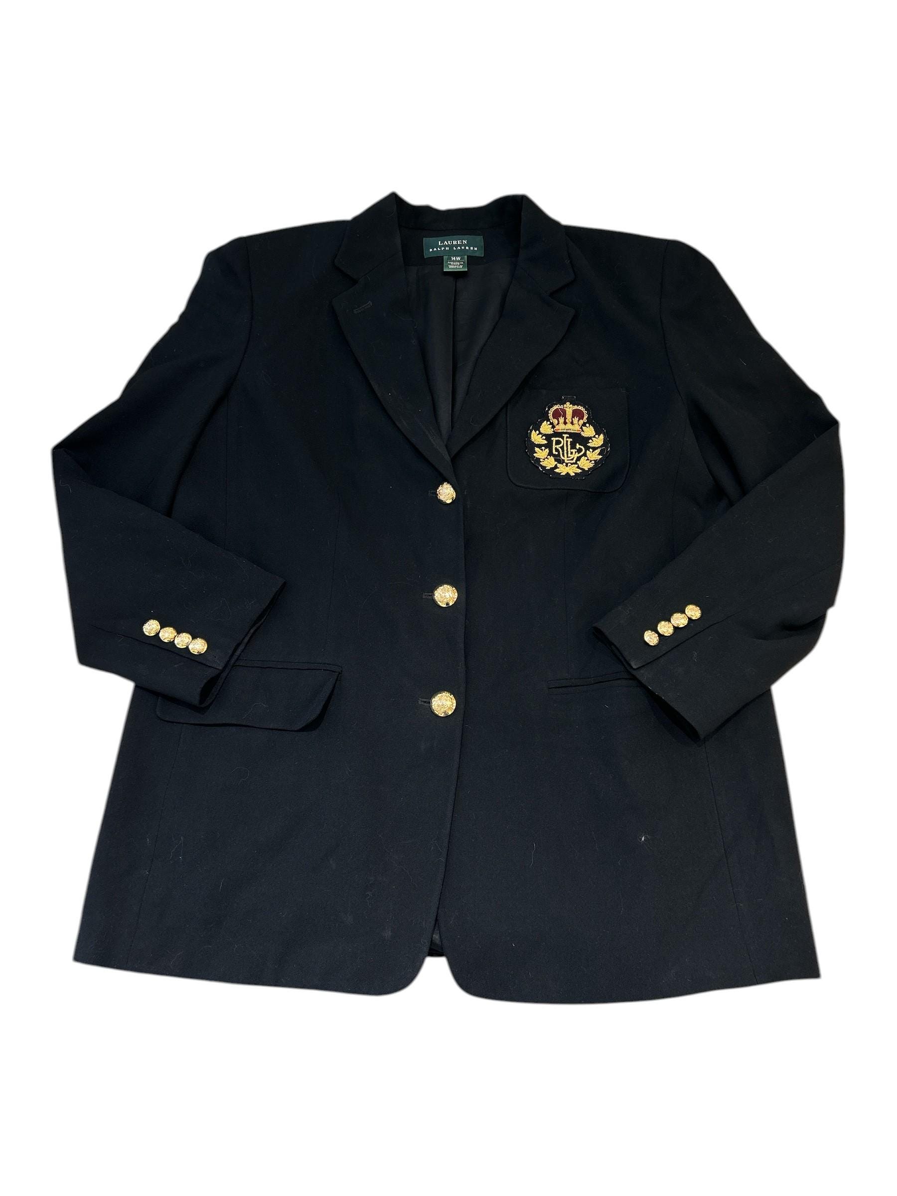 Ralph Lauren Vintage Wool Blazer - Etsy