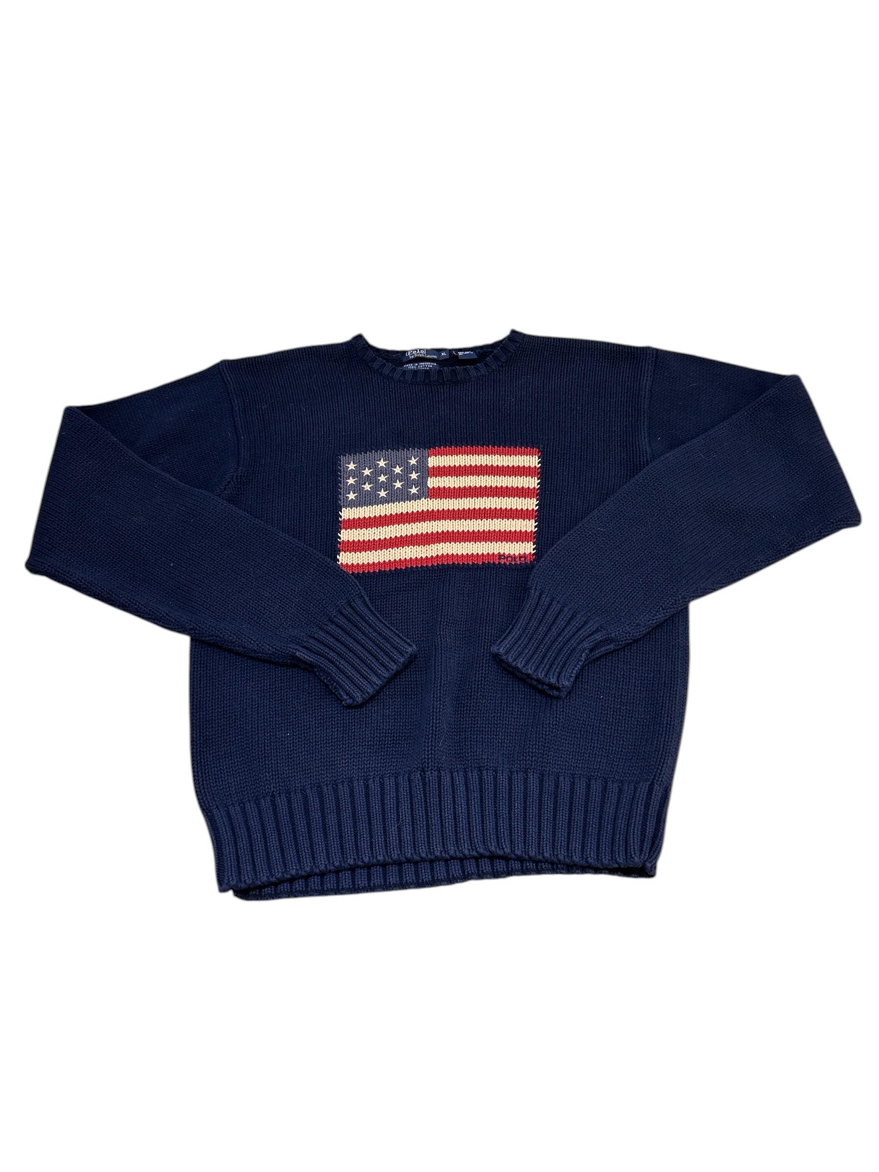 Brandy melville american flag sweater - Etsy México