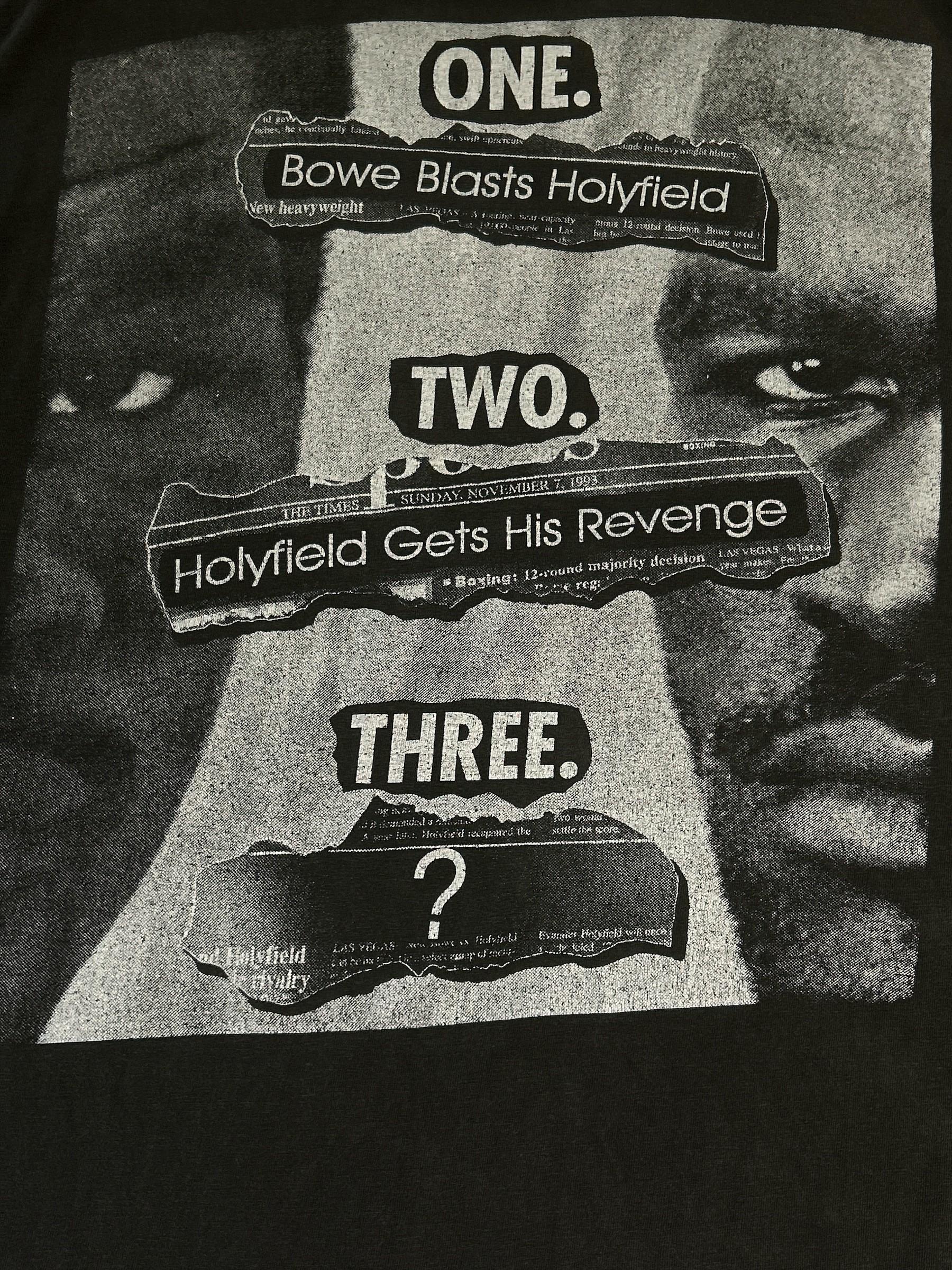 Vintage 1995 Riddick Bowe Vs. Evander Holyfield Boxing T-shirt - Etsy