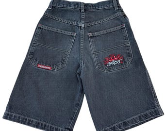 ヴィンテージ JNCO ジーンズ ブラック デニム ショートパンツ - Etsy 日本