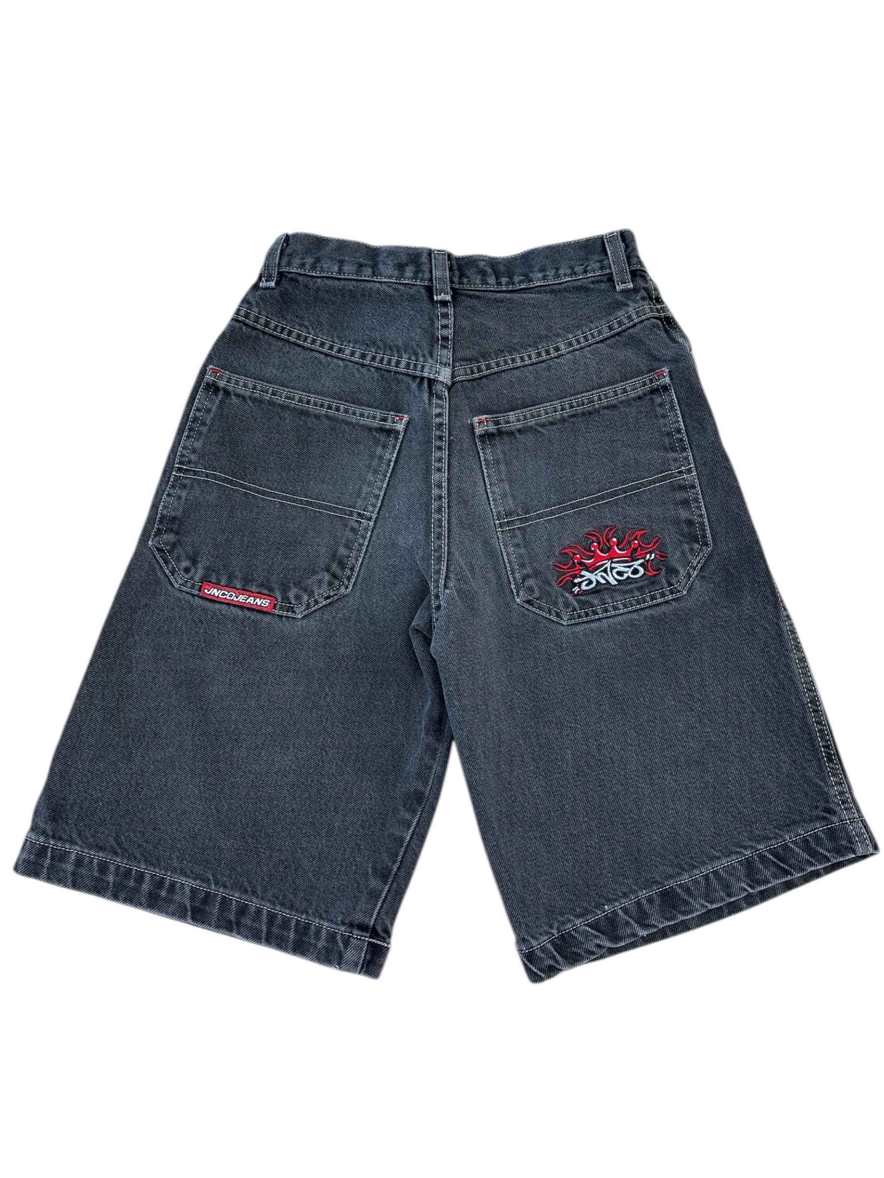 Vintage JNCO JEANS Black Denim Shorts - Etsy