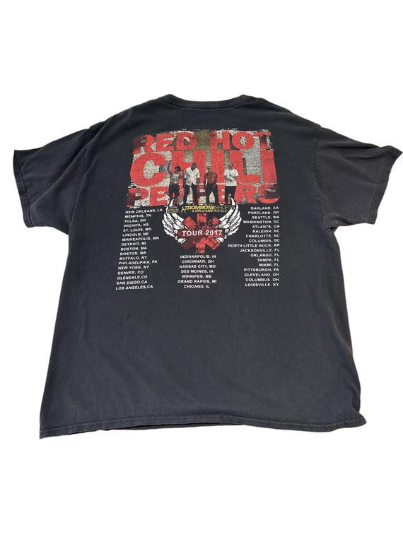 Red Hot Chili Peppers 2017 USA Tour T-shirt - Etsy
