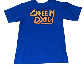 Vintage 2001 Green Day Taste The Lightning Tour Band T-shirt