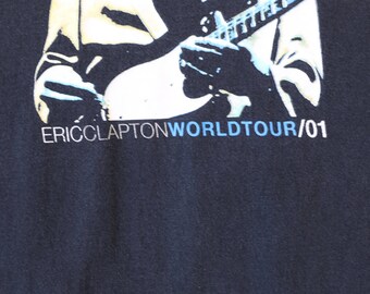 Eric Clapton 2001 World Tour T-shirt - Etsy