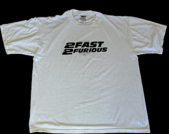 Camiseta promocional vintage de Rápidos y Furiosos de 2003