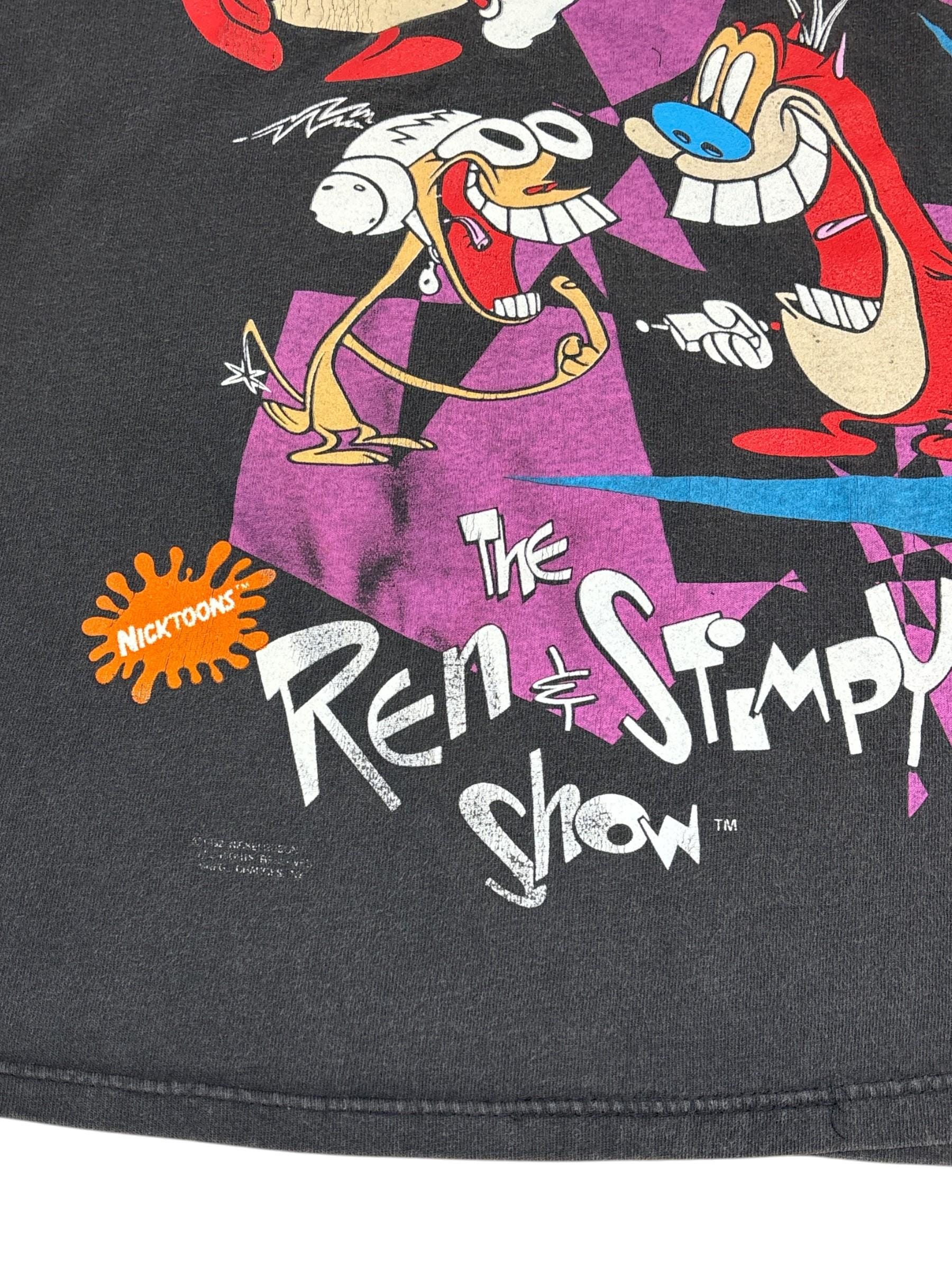 Vintage 1992 The Ren & Stimpy Show Tシャツ Vintage 1992 Nickelodeon the Ren & Stimpy Show T-shirt Size L - Etsy