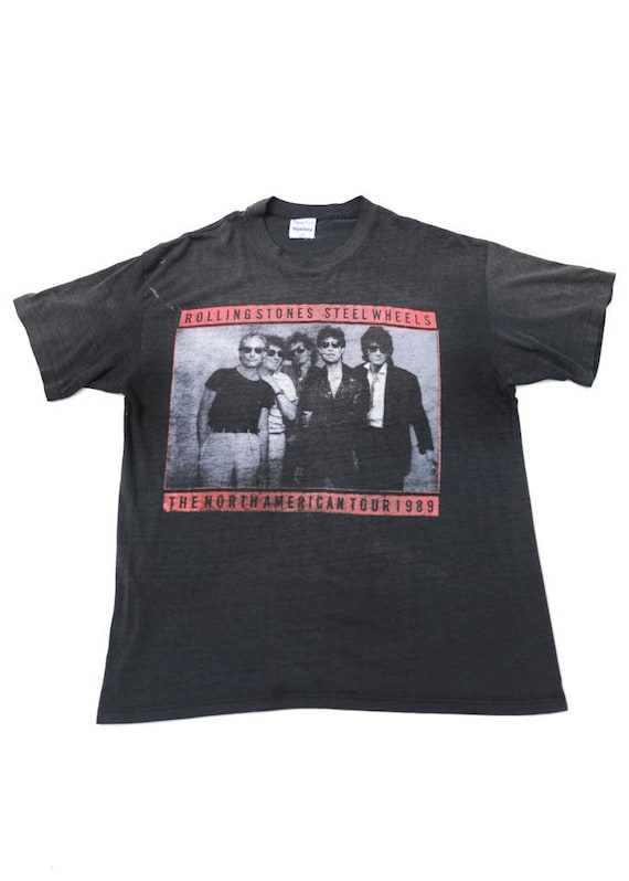 RARE 1989 Paper Thin Rolling Stones Steel Wheels T-shirt - Etsy