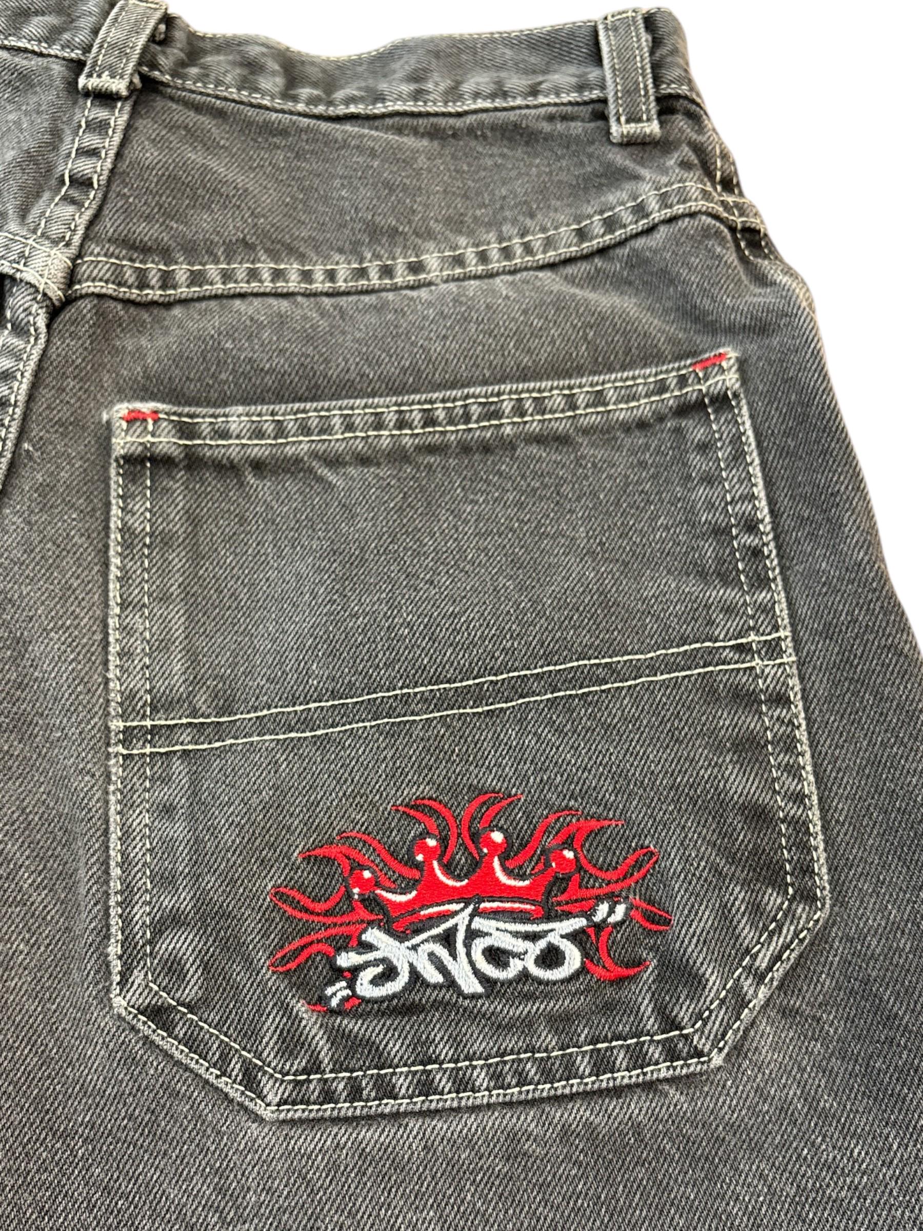 ヴィンテージ JNCO ジーンズ ブラック デニム ショートパンツ - Etsy 日本