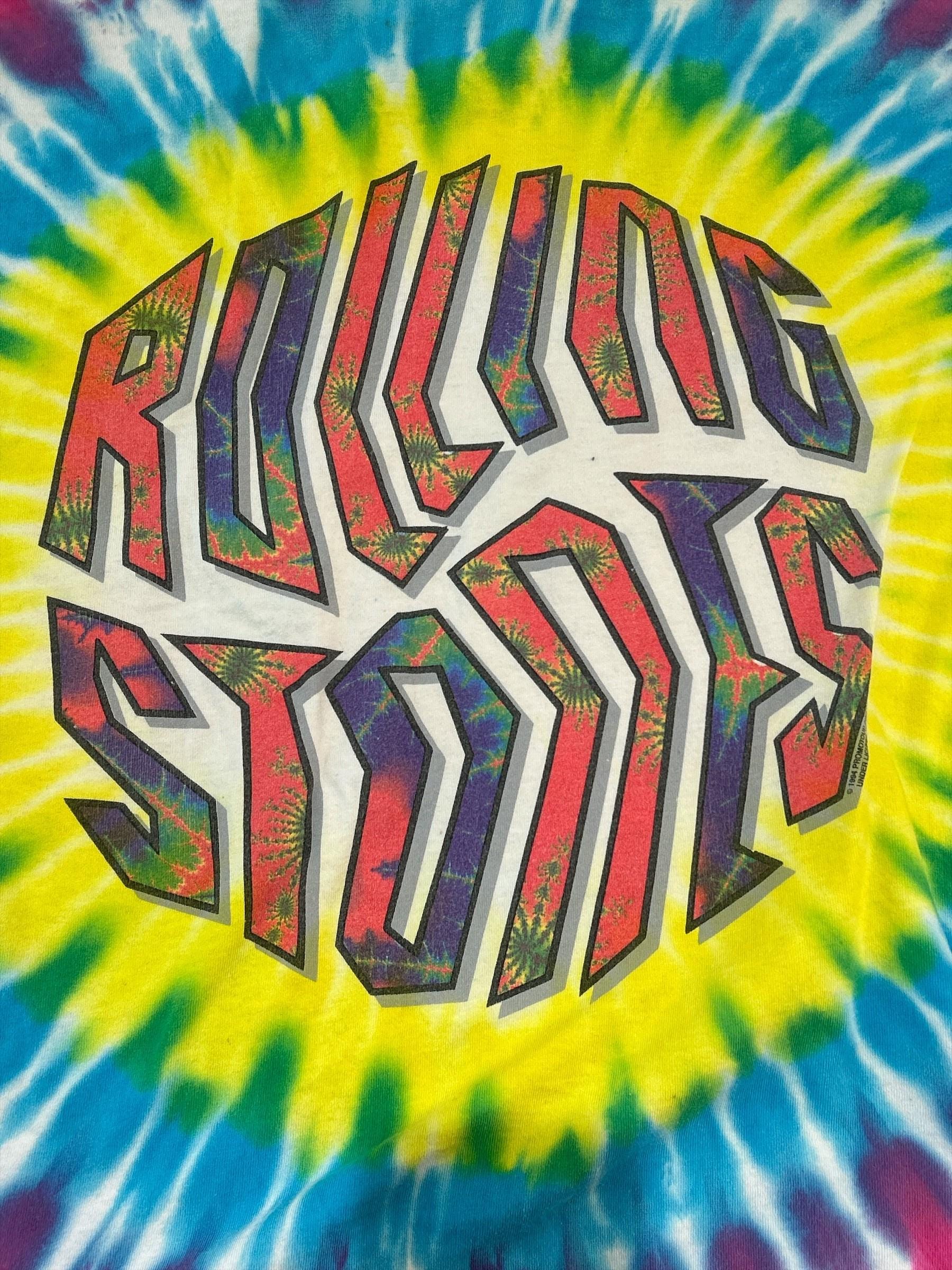 LIQUID BLUE The Rolling Stones Tシャツ L Vintage 1994 Rolling Stones Liquid Blue Tie Dye T-shirt - Etsy