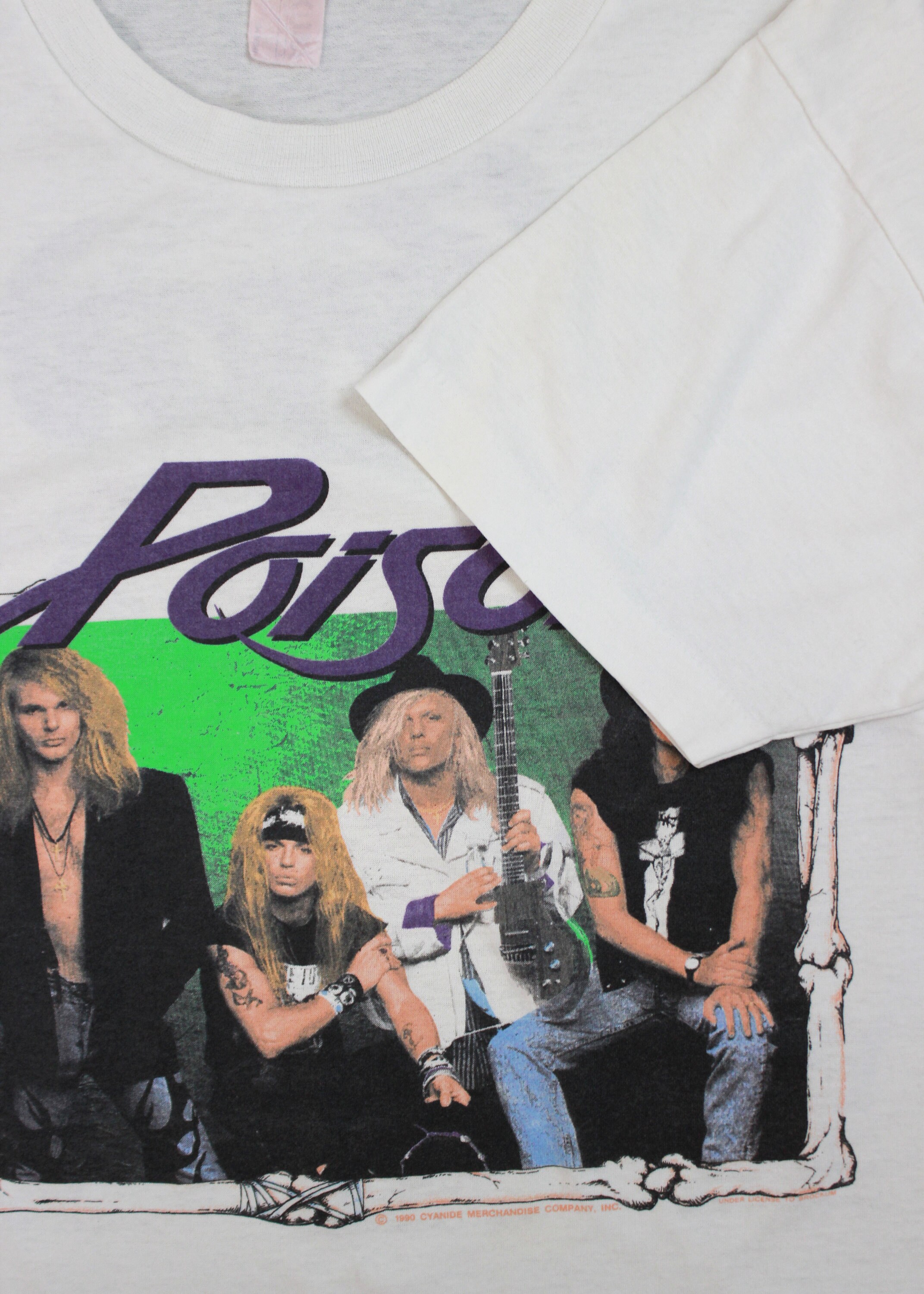 1990 Poison Flesh and Blood Tour Tee - Etsy UK