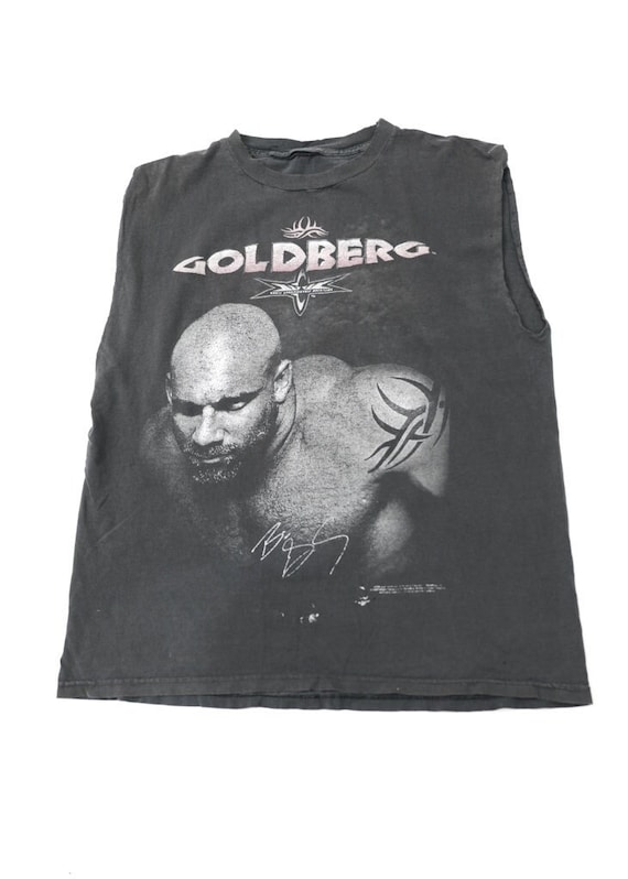 1997 Goldberg Wrestling Cut Off T-Shirt